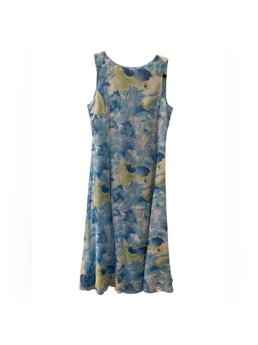 Crossing Pointe Anthropology Women’s Floral Pastel Silk Dress Size: 6